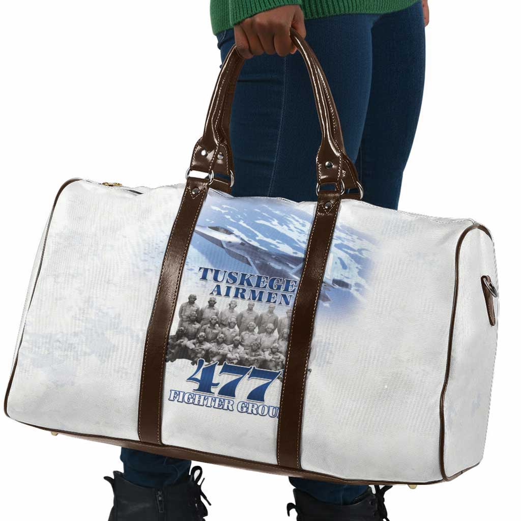 Tuskegee Airmen 477th Fighter Group Travel Bag Blue Sky Heritage