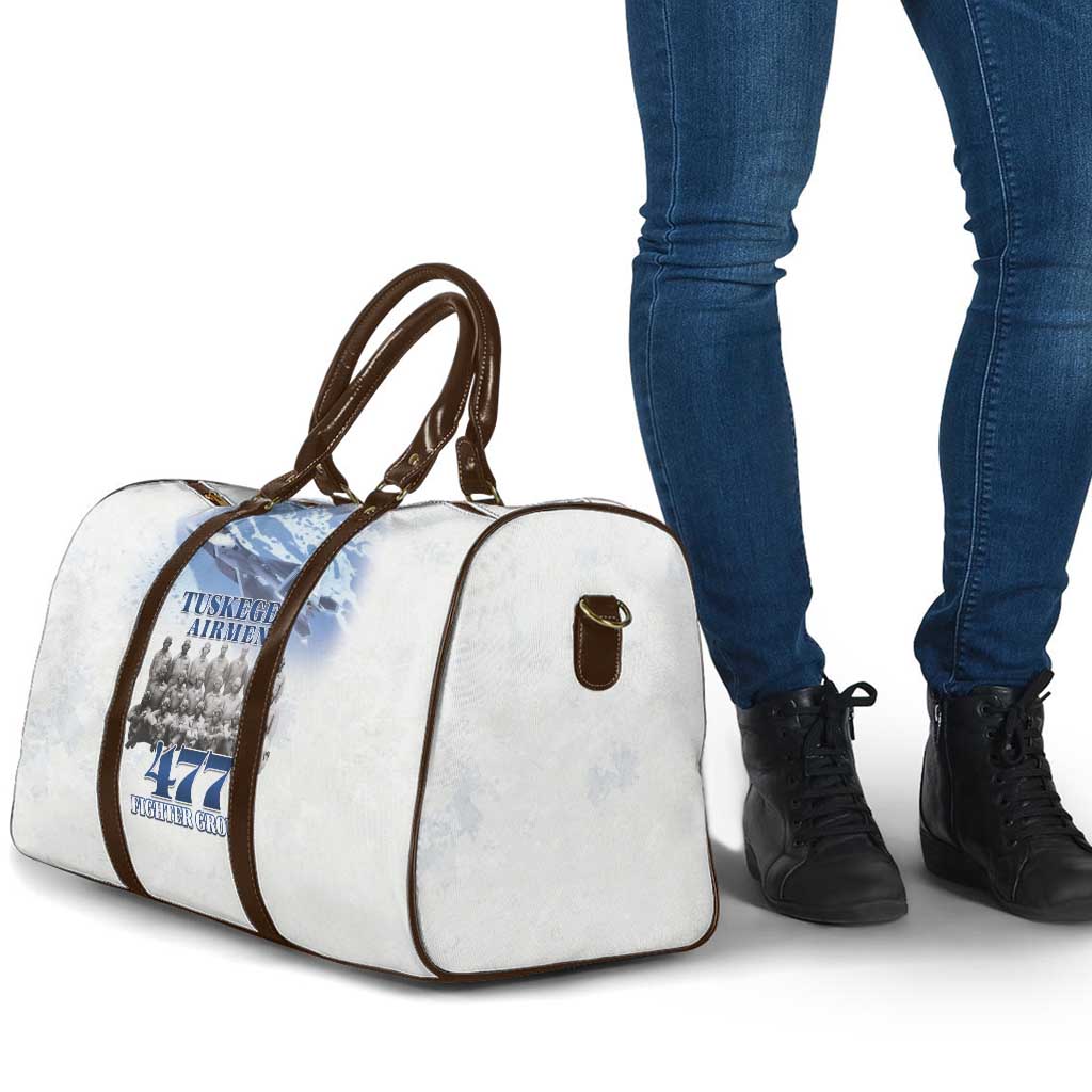 Tuskegee Airmen 477th Fighter Group Travel Bag Blue Sky Heritage