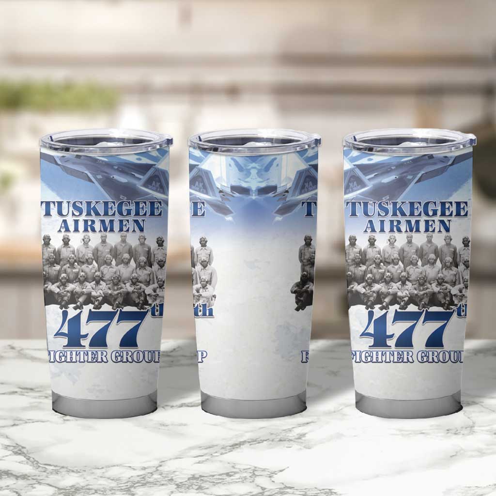 Tuskegee Airmen WWII Heroes Tumbler Cup 477th Fighter Group - African Pride