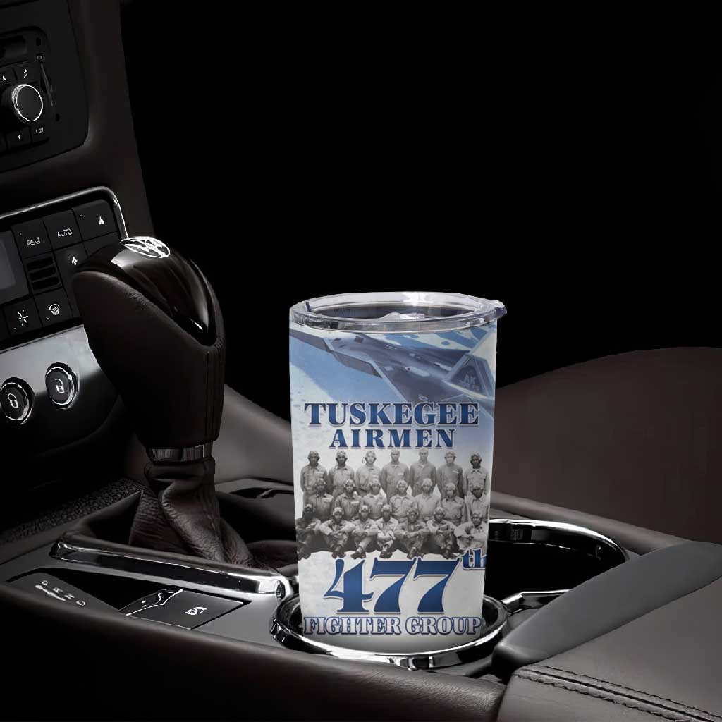 Tuskegee Airmen WWII Heroes Tumbler Cup 477th Fighter Group - African Pride