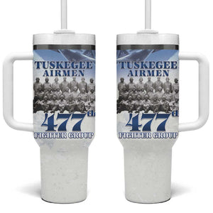 Tuskegee Airmen WWII Heroes Tumbler With Handle 477th Fighter Group - African Pride