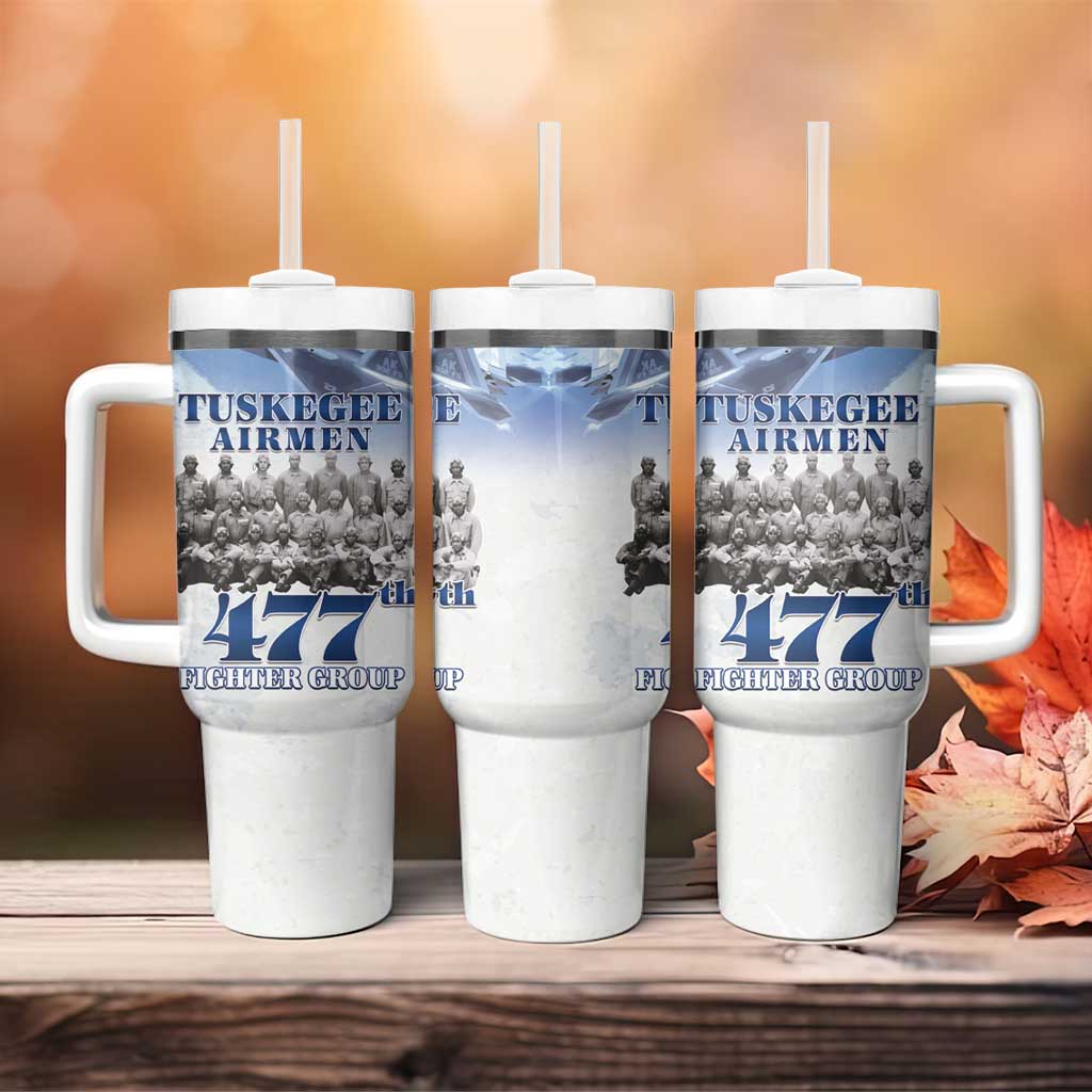 Tuskegee Airmen WWII Heroes Tumbler With Handle 477th Fighter Group - African Pride