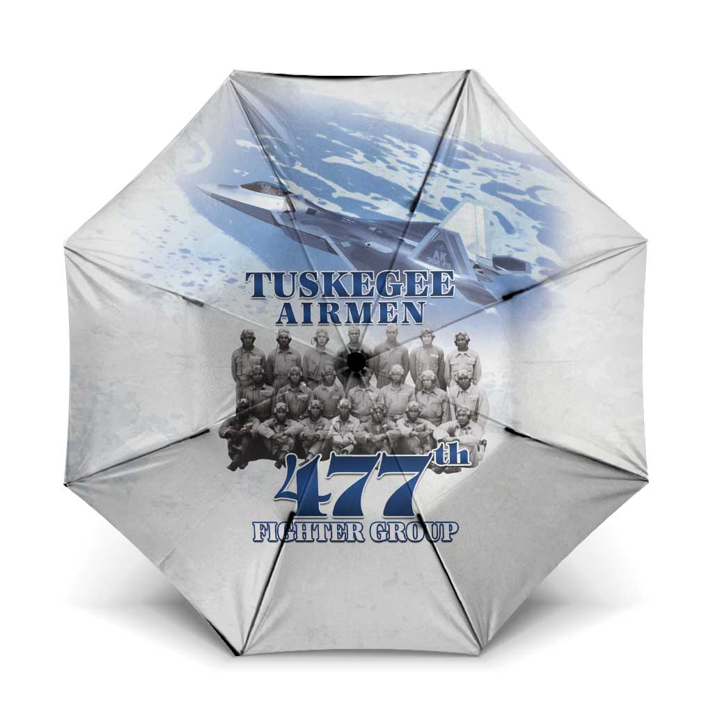 Tuskegee Airmen 477th Fighter Group Umbrella Blue Sky Heritage