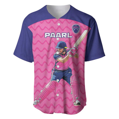 Custom Afro South Africa Cricket Baseball Jersey Go Paarl