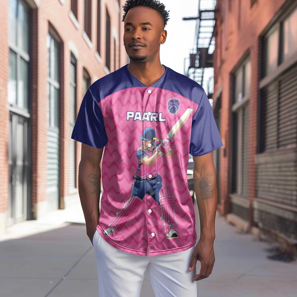 Custom Afro South Africa Cricket Baseball Jersey Go Paarl
