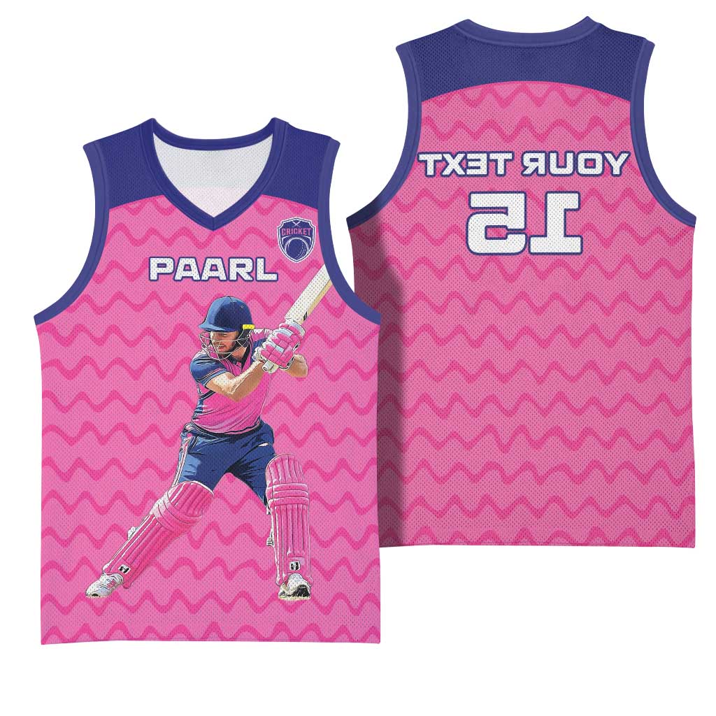 Custom Afro South Africa Cricket Basketball Jersey Go Paarl - African Pride