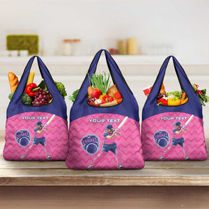 Custom Afro South Africa Cricket Grocery Bag Go Paarl