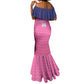 Custom Afro South Africa Cricket Mermaid Dress Go Paarl