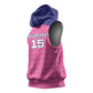 Custom Afro South Africa Cricket Sleeveless Hoodie Go Paarl - African Pride