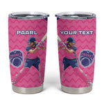 Custom Afro South Africa Cricket Tumbler Cup Go Paarl