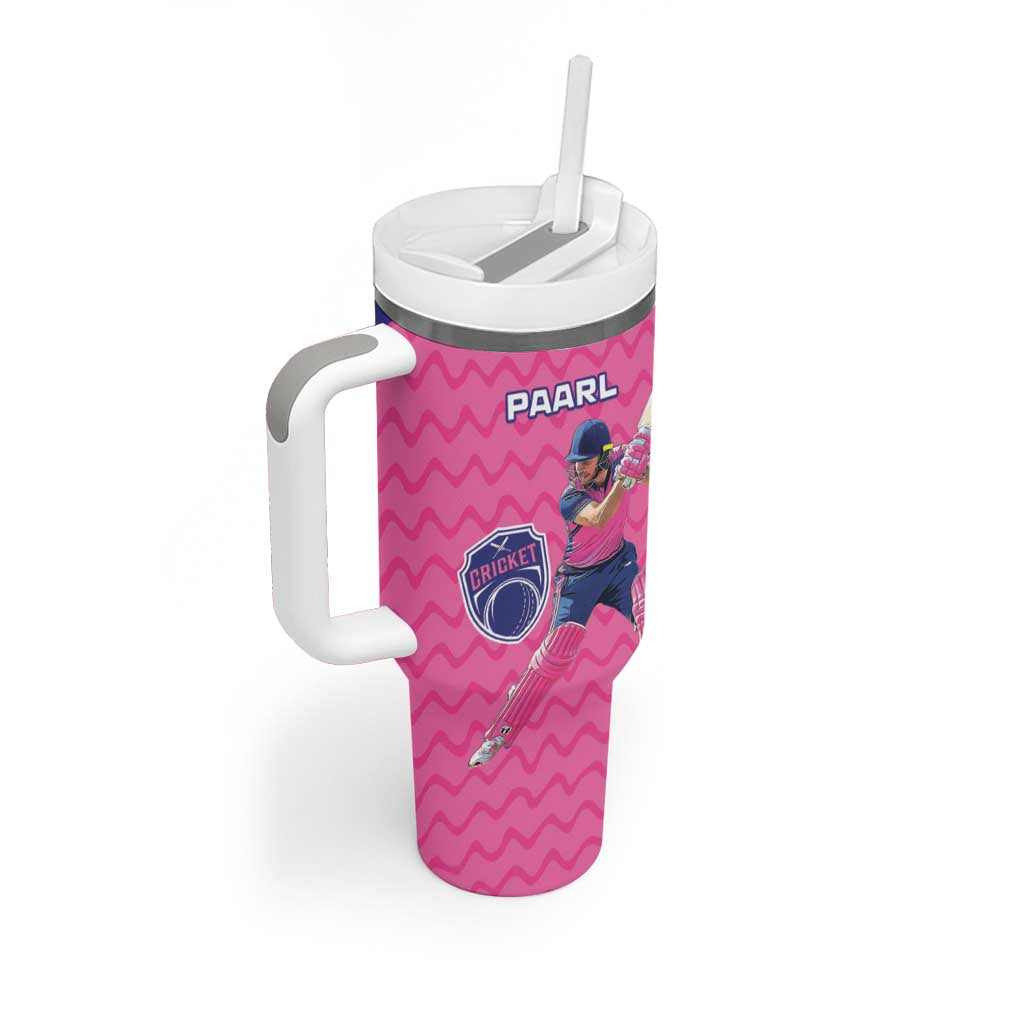 Custom Afro South Africa Cricket Tumbler With Handle Go Paarl