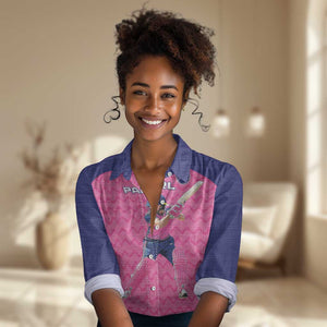 Custom Afro South Africa Cricket Women Casual Shirt Go Paarl LT15