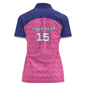 Custom Afro South Africa Cricket Women Polo Shirt Go Paarl