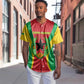 Personalised Afro Cape Verde (1975-1992) Baseball Jersey Mix African Pattern