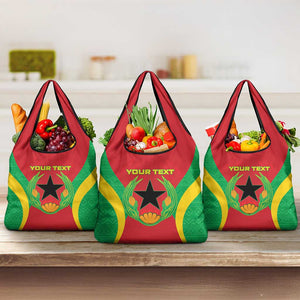 Personalised Afro Cape Verde (1975-1992) Grocery Bag Mix African Pattern