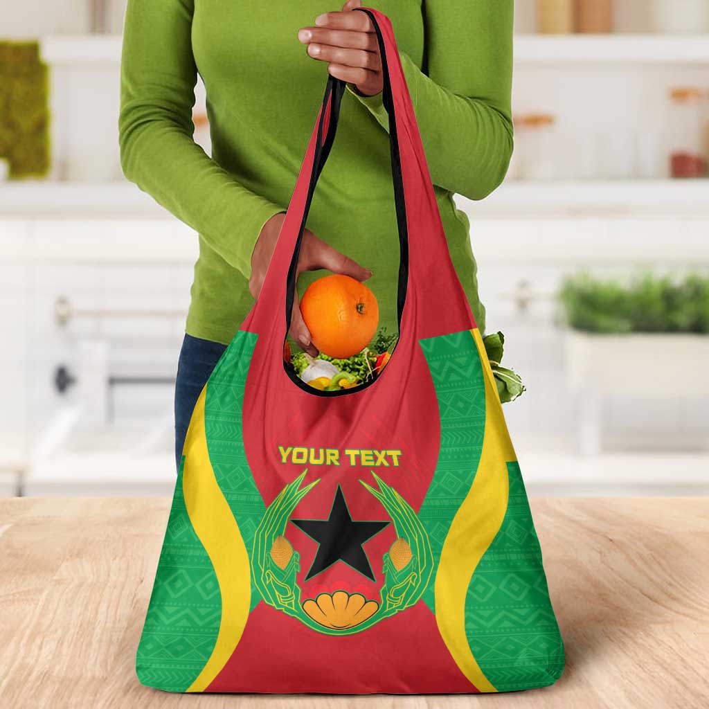 Personalised Afro Cape Verde (1975-1992) Grocery Bag Mix African Pattern