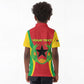 Personalised Afro Cape Verde (1975-1992) Kid Polo Shirt Mix African Pattern