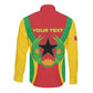 Personalised Afro Cape Verde (1975-1992) Long Sleeve Button Shirt Mix African Pattern