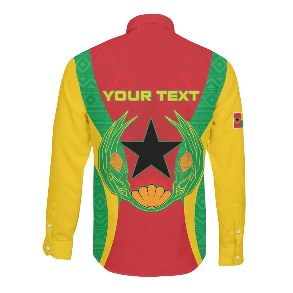 Personalised Afro Cape Verde (1975-1992) Long Sleeve Button Shirt Mix African Pattern
