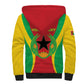 Personalised Afro Cape Verde (1975-1992) Sherpa Hoodie Mix African Pattern