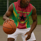 Personalised Afro Cape Verde (1975-1992) Sleeveless Hoodie Mix African Pattern - African Pride