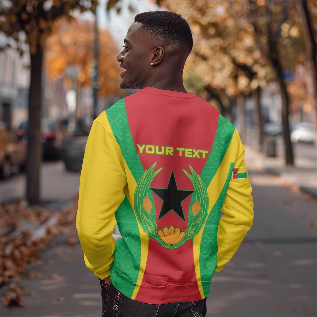 Personalised Afro Cape Verde (1975-1992) Sweatshirt Mix African Pattern