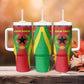 Personalised Afro Cape Verde (1975-1992) Tumbler With Handle Mix African Pattern