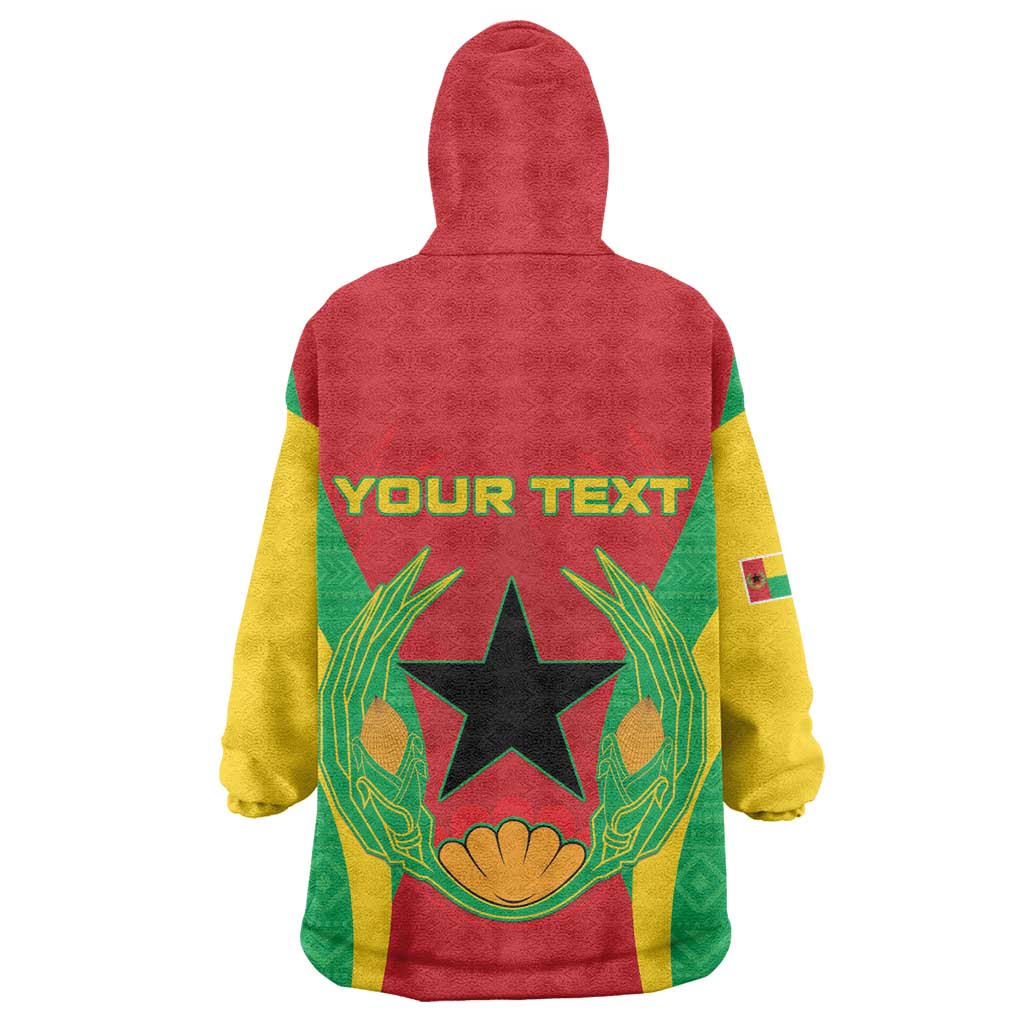Personalised Afro Cape Verde (1975-1992) Wearable Blanket Hoodie Mix African Pattern