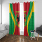 Personalised Afro Cape Verde (1975-1992) Window Curtain Mix African Pattern