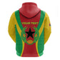 Personalised Afro Cape Verde (1975-1992) Zip Hoodie Mix African Pattern