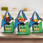 Personalised Afro Sierra Leone Grocery Bag Chimpanzee Mix African Pattern