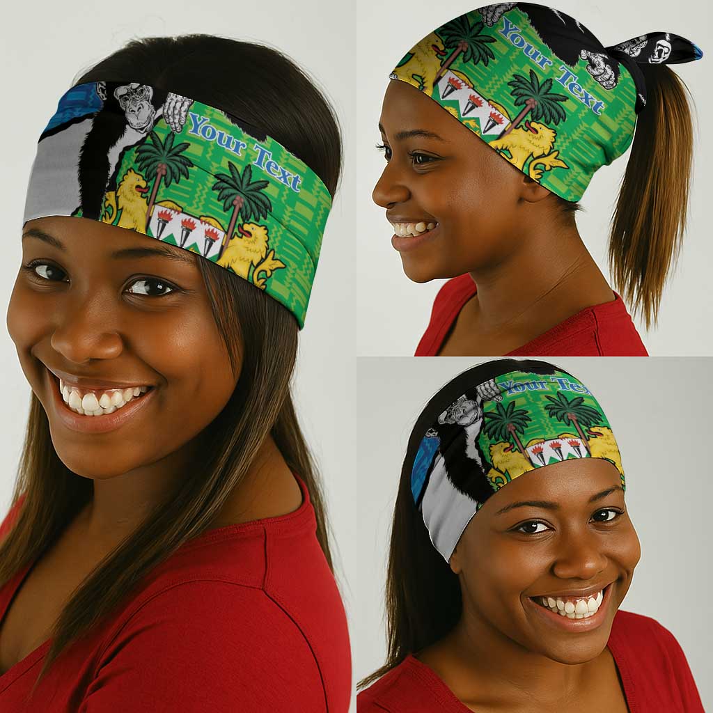 Afro Sierra Leone Neck Gaiter Chimpanzee Mix African Pattern - African Pride