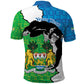 Personalised Afro Sierra Leone Polo Shirt Chimpanzee Mix African Pattern