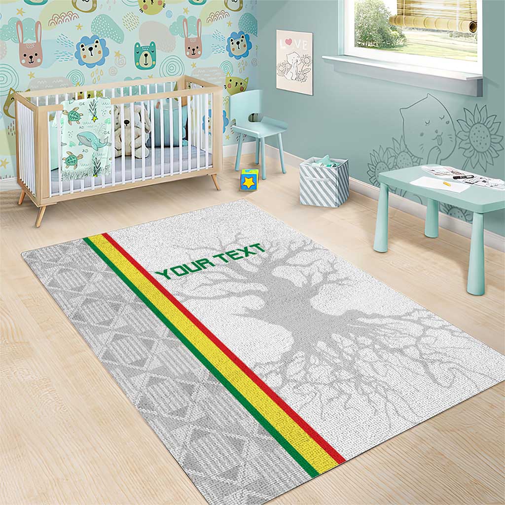 Custom Senegal Football Area Rug We Are Champions