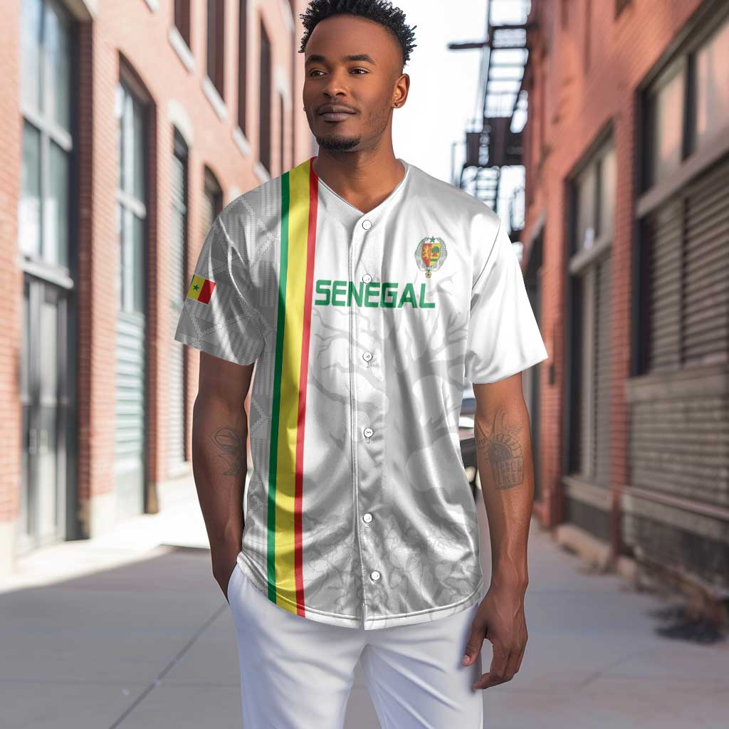 Custom Senegal Football Baseball Jersey We Are Champions