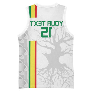 Custom Senegal Football Basketball Jersey We Are Champions - African Pride
