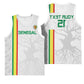 Custom Senegal Football Basketball Jersey We Are Champions - African Pride