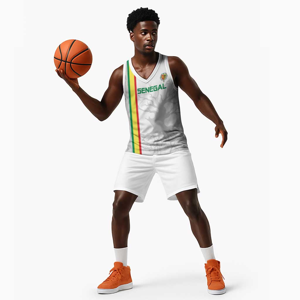 Custom Senegal Football Basketball Jersey We Are Champions - African Pride