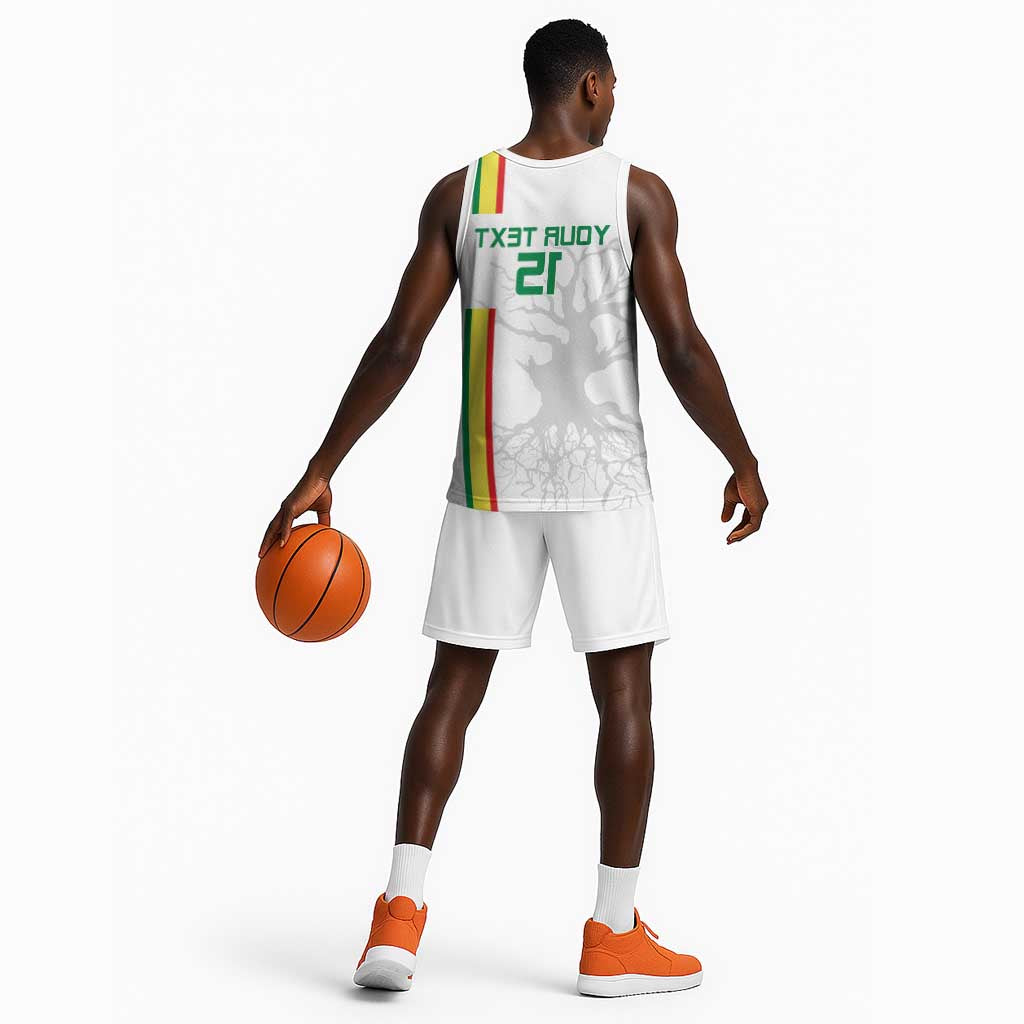 Custom Senegal Football Basketball Jersey We Are Champions - African Pride