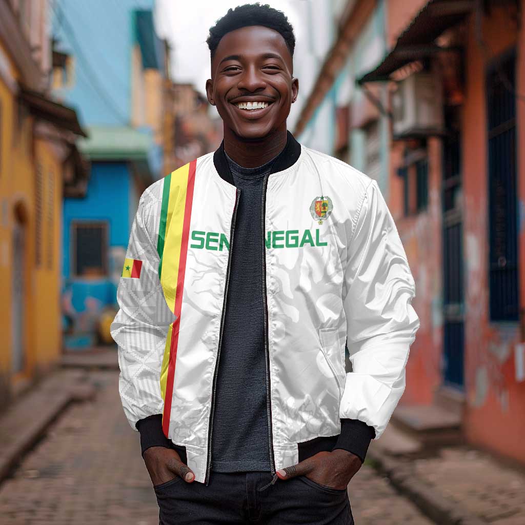 Custom Senegal Football Bomber Jacket We Are Champions