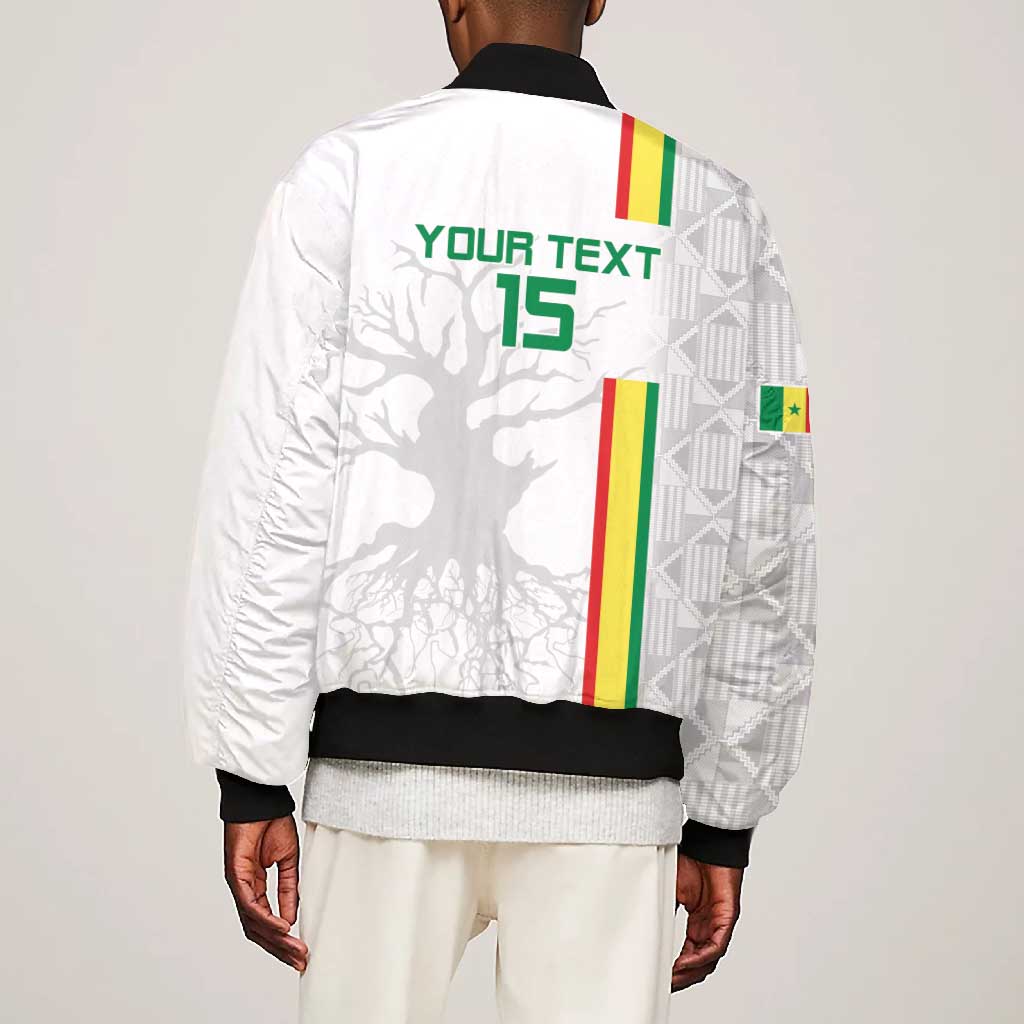 Custom Senegal Football Bomber Jacket We Are Champions