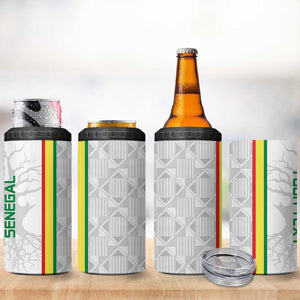 Custom Senegal Football 4 in 1 Can Cooler Tumbler We Are Champions