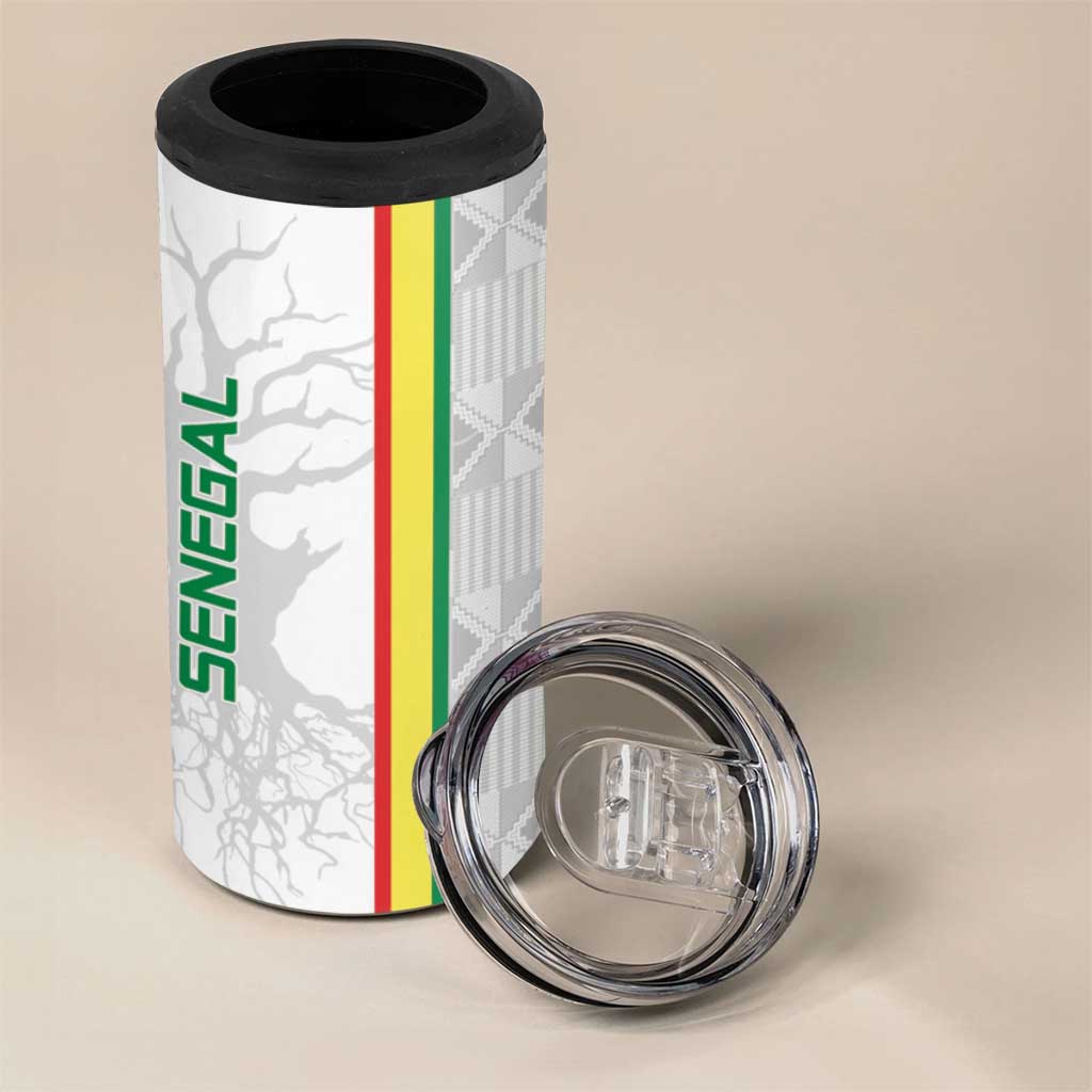 Custom Senegal Football 4 in 1 Can Cooler Tumbler We Are Champions