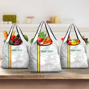 Custom Senegal Football Grocery Bag We Are Champions