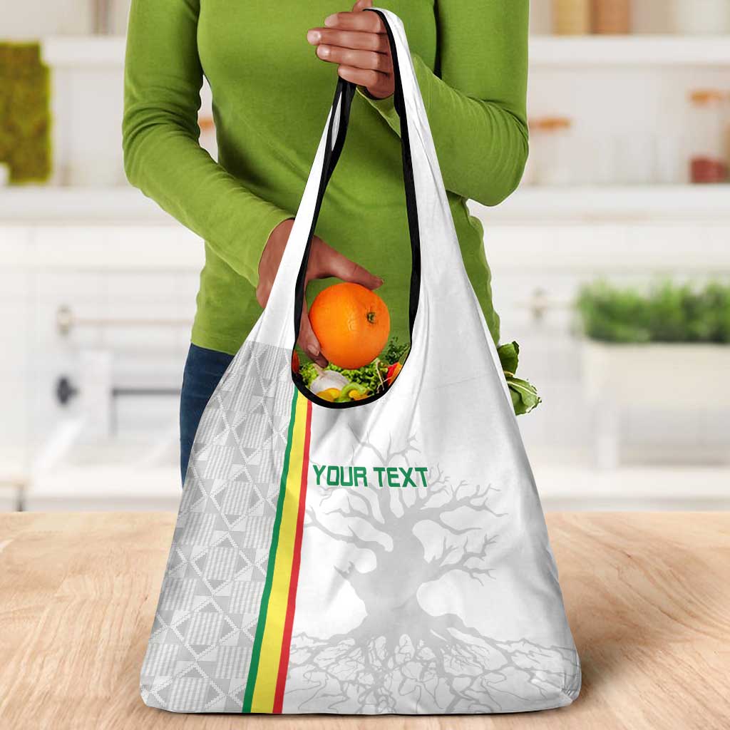 Custom Senegal Football Grocery Bag We Are Champions