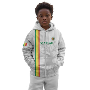 Custom Senegal Football Kid Hoodie We Are Champions