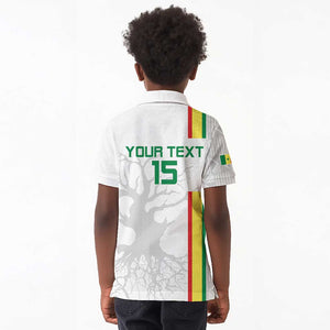 Custom Senegal Football Kid Polo Shirt We Are Champions