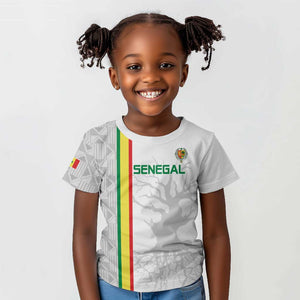 Custom Senegal Football Kid T shirt We Are Champions