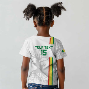 Custom Senegal Football Kid T shirt We Are Champions