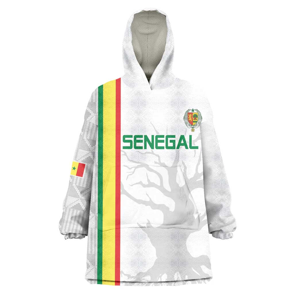 Custom Senegal Football Kid Wearable Blanket Hoodie We Are Champions